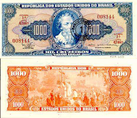 Personalidades nas notas de dinheiro brasileiras, Pedro Álvares Cabral (1467-1520)