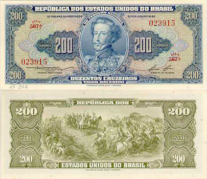 Personalidades nas notas de dinheiro brasileiras, D. Pedro 1º (1798-1834)