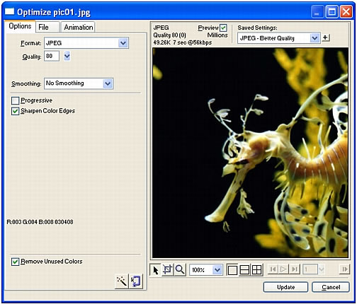 This is a picture of the feature being described.