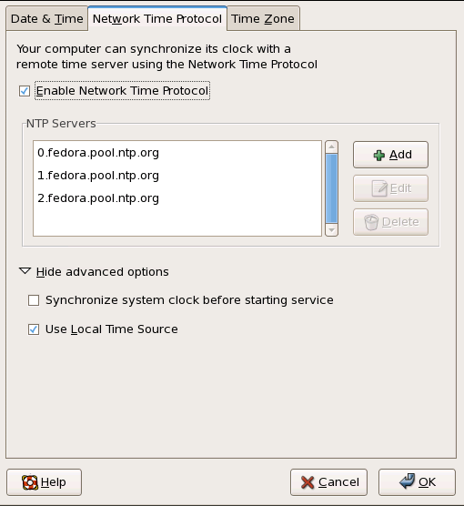 NTP Properties NTP Properties
