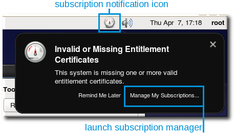 Subscription Warning Message Subscription Warning Message