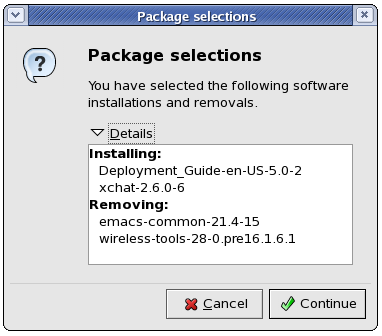 Installing and removing packages simultaneously Installing and removing packages simultaneously