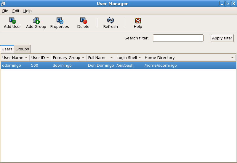 User Manager User Manager
