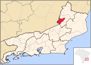 Map of the state of Minas Gerais, Brazil pointing Santo Antônio do Monte