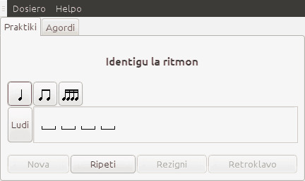 Bildo pri la programo dum plenumado de akordo-ekzerco.