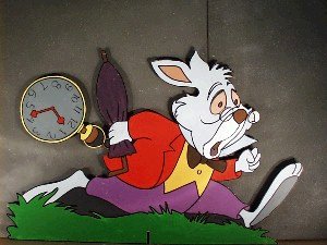 coelho branco de alice