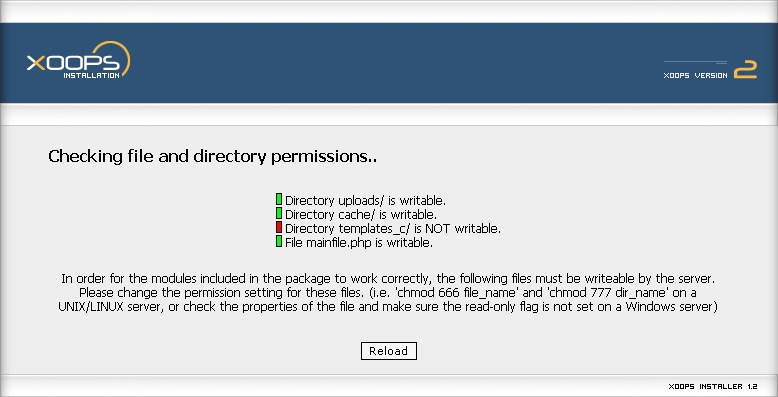 This is what you see if the folder templates_c is not writable.